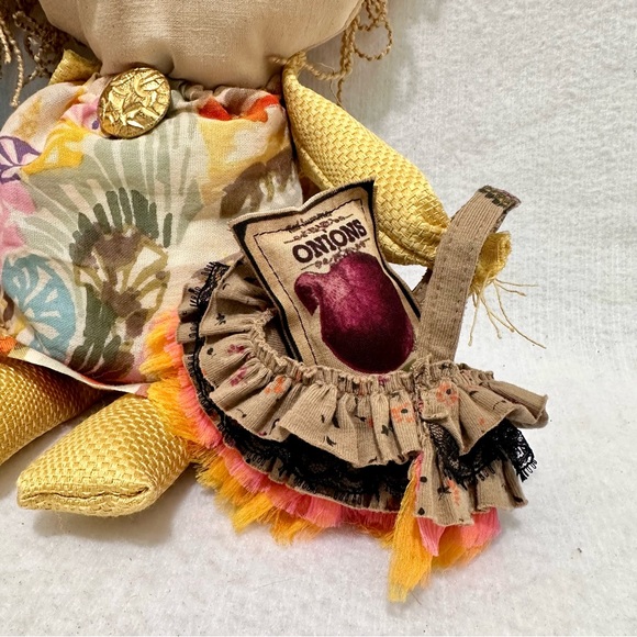 Handcrafted Upcycled Companion Dolls slow stitch buttons, laces & brocade Gifts - Picture 5 of 12